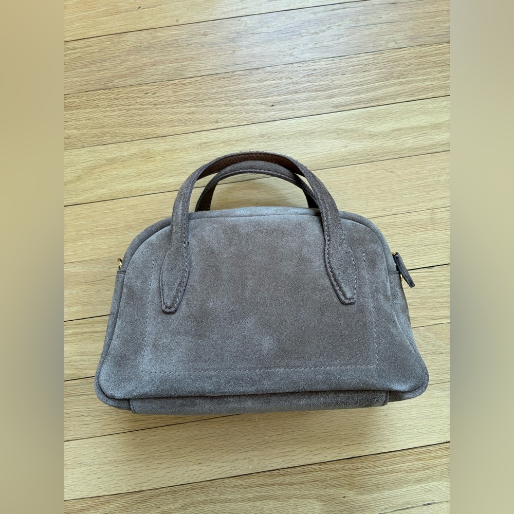 Taupe Madewell suede bag new
